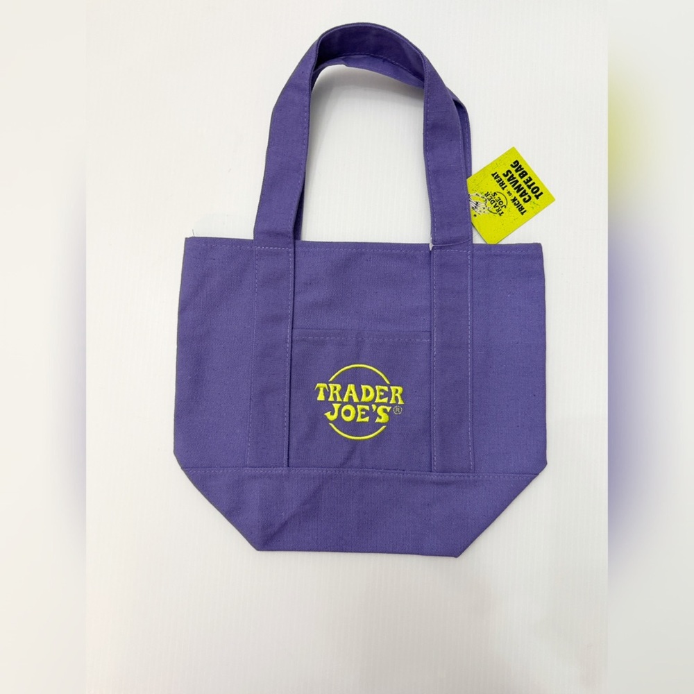 Trader Joe’s Halloween Purple Mini Tote Bag
